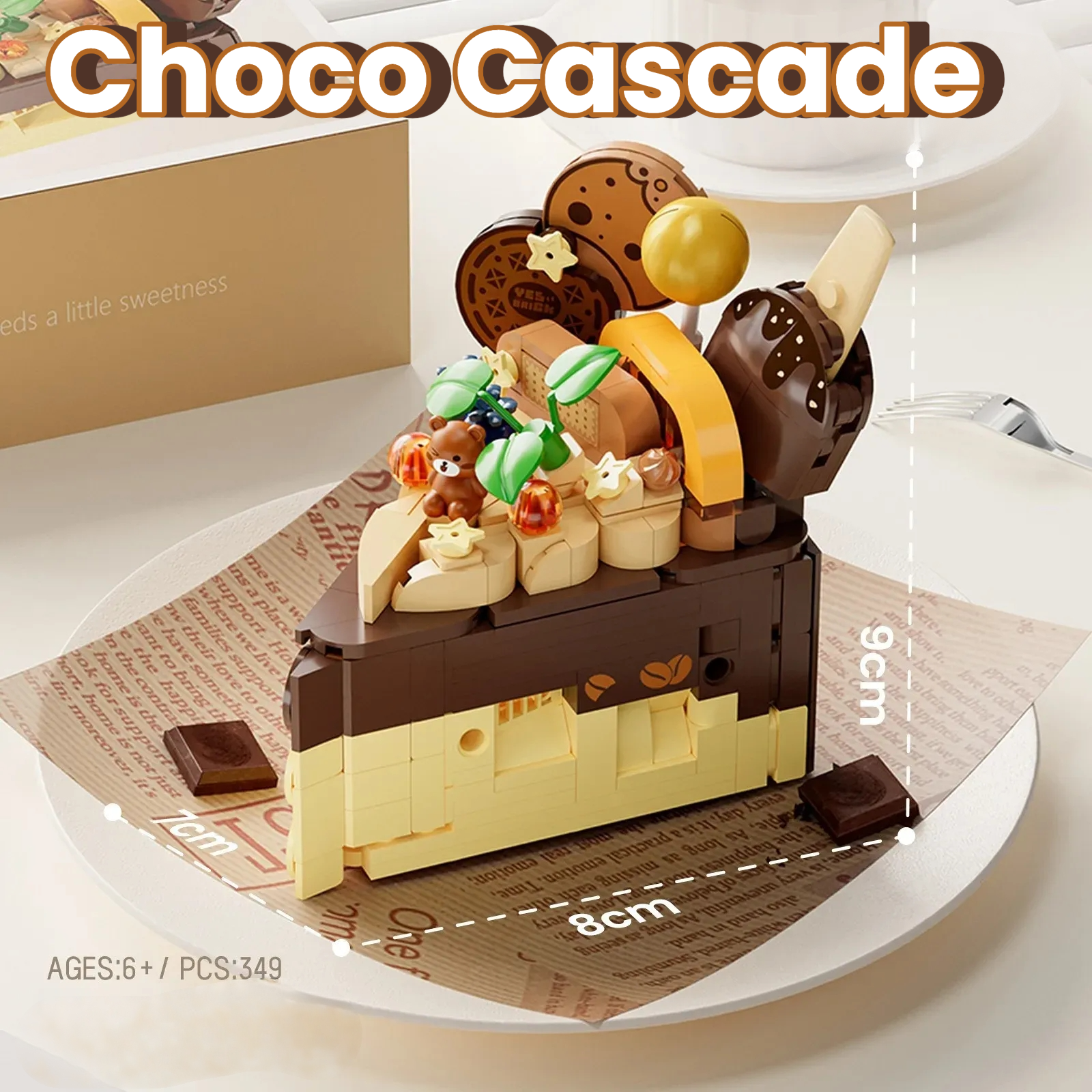 DIY Bricks Delicious Dessert Cake Bricks