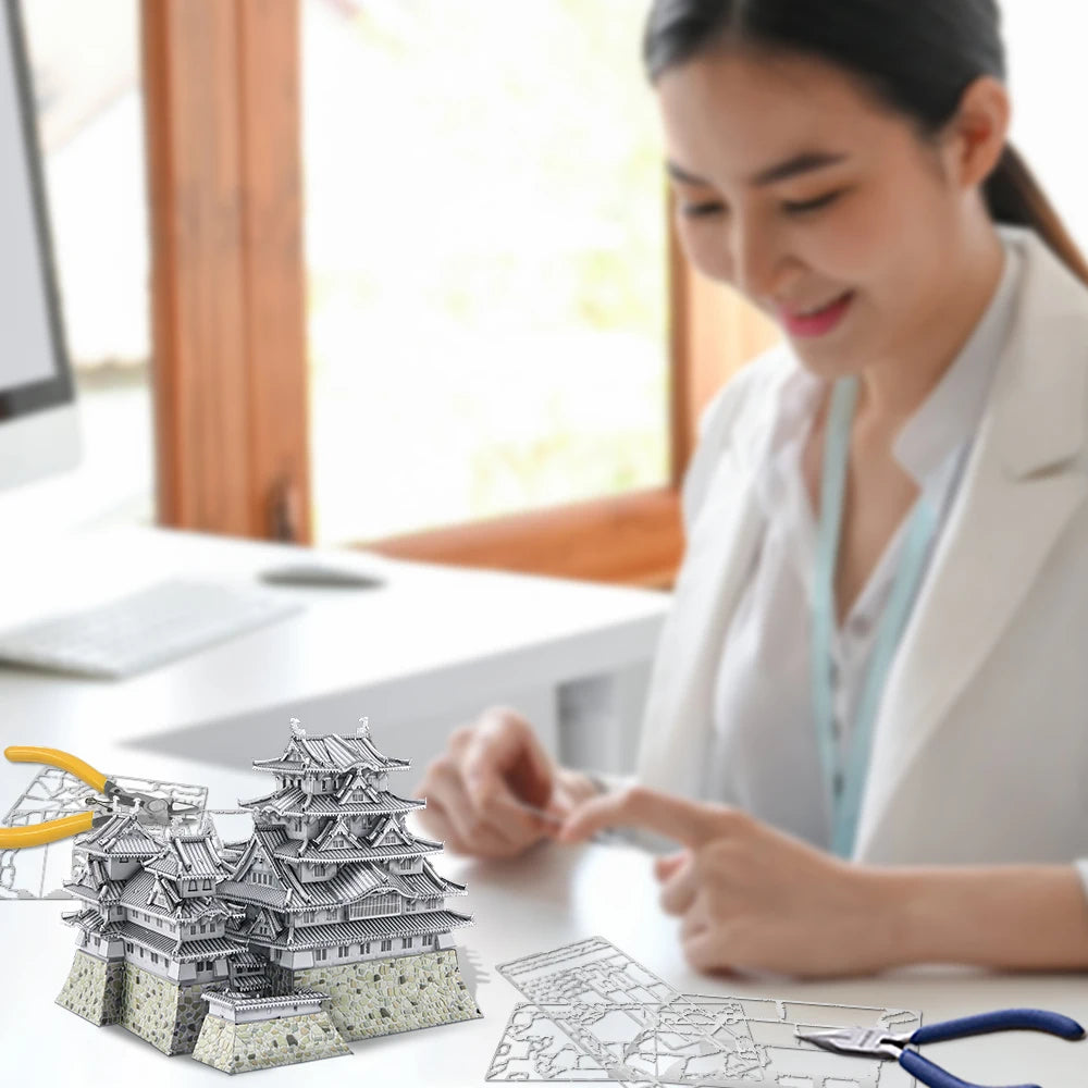 3D Metal Puzzle World Wonder Notre-Dame of Paris Himeji-jo
