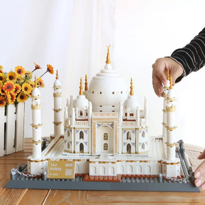 1113PCS World Wonder MOC Brick Taj Mahal-Agra India Building Bricks