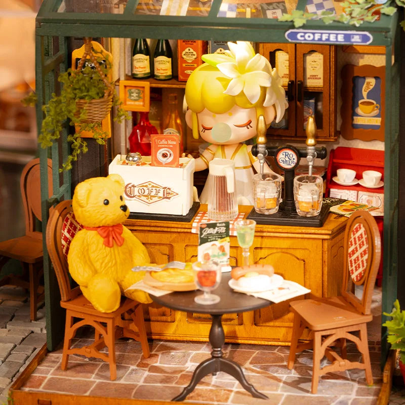 3D Model Tipsy Restaurant Miniature Dollhouse 3D Bistro Bar