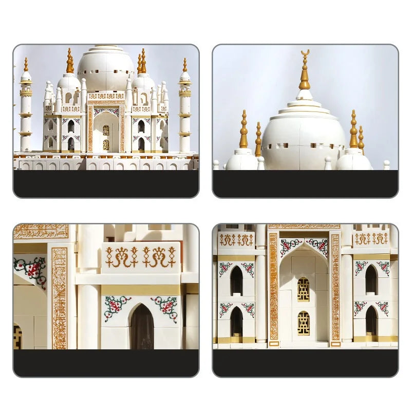 1113PCS World Wonder MOC Brick Taj Mahal-Agra India Building Bricks
