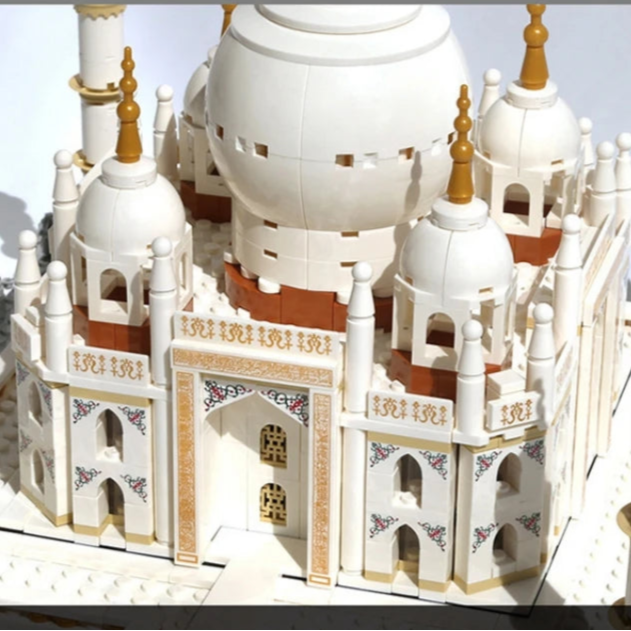 1113PCS World Wonder MOC Brick Taj Mahal-Agra India Building Bricks
