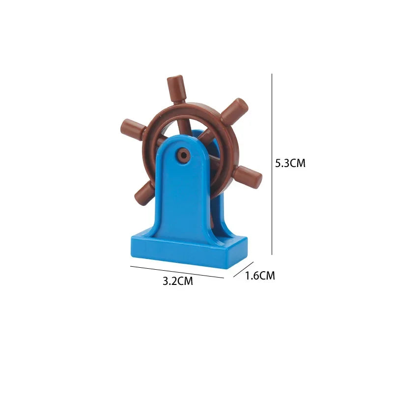 Big blocks Big Size Sea Adventure Ship Series with Pirates