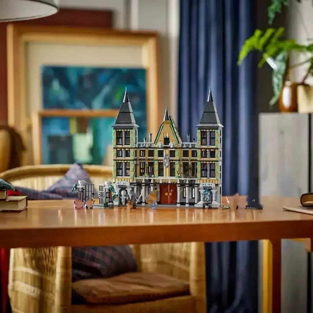 1601PCS 2025 Castle Movie Malfoy Manor Model Blocks