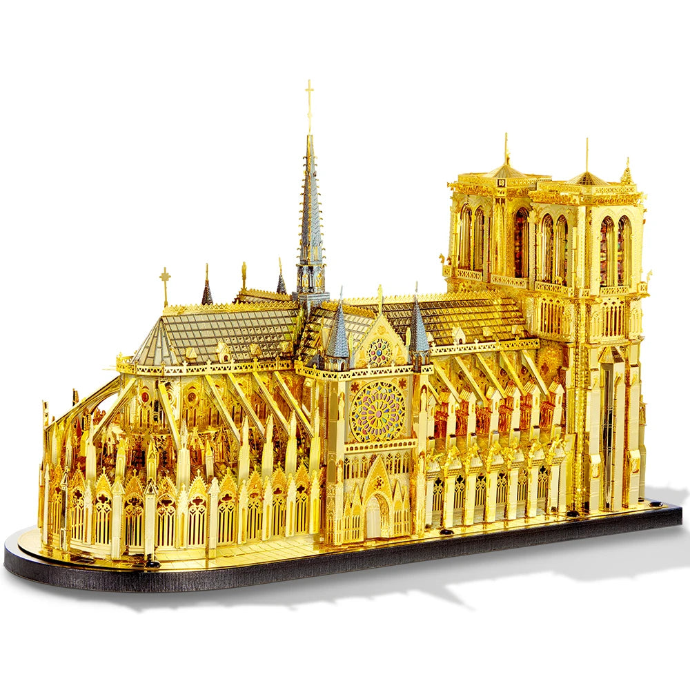 3D Metal Puzzle World Wonder Notre-Dame of Paris Himeji-jo