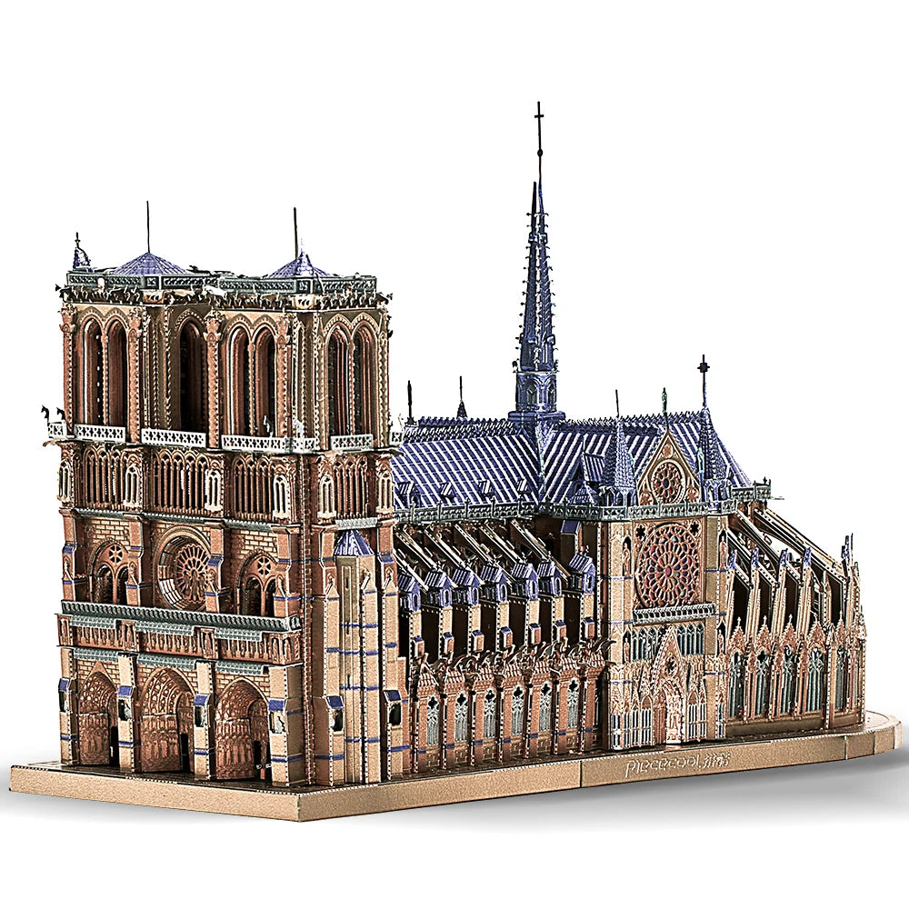 3D Metal Puzzle World Wonder Notre-Dame of Paris Himeji-jo