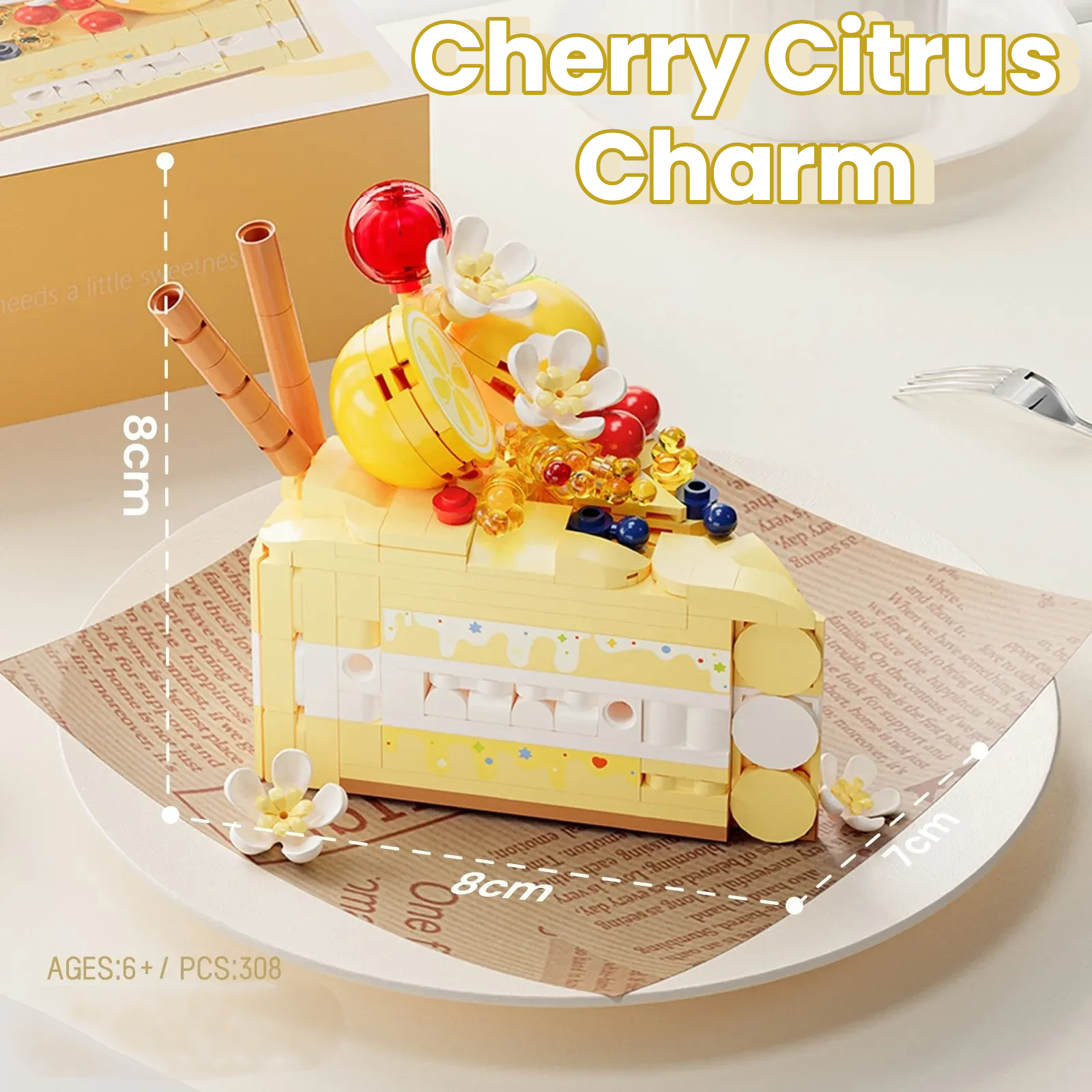 DIY Bricks Delicious Dessert Cake Bricks