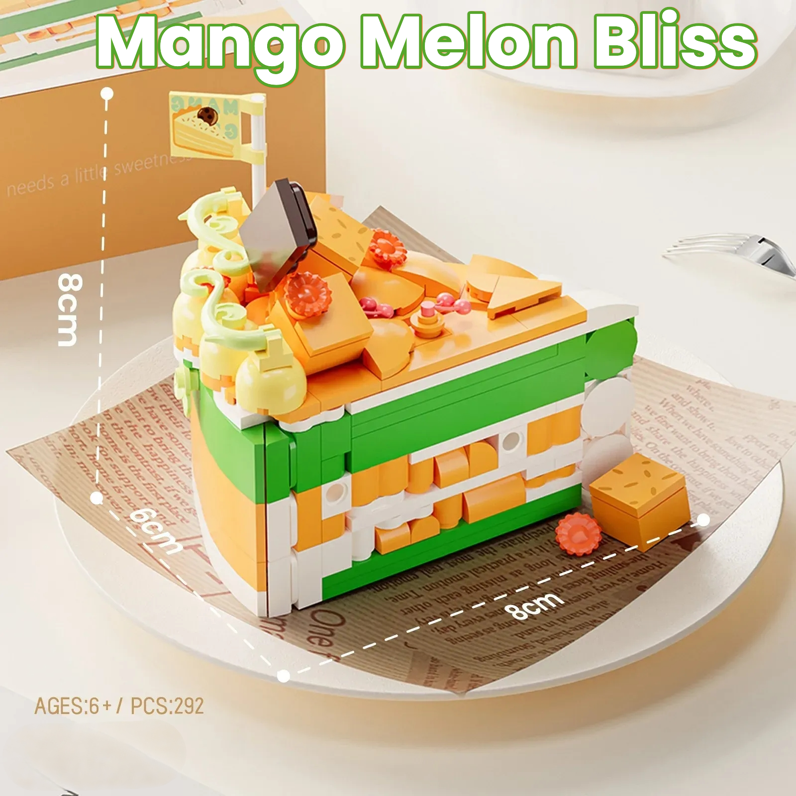 DIY Bricks Delicious Dessert Cake Bricks