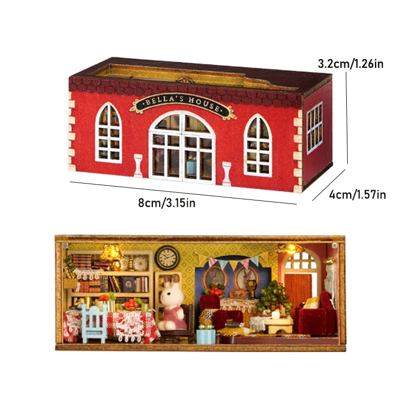 6 Cozy Miniature 3D Puzzle England Woodhouse Doll House