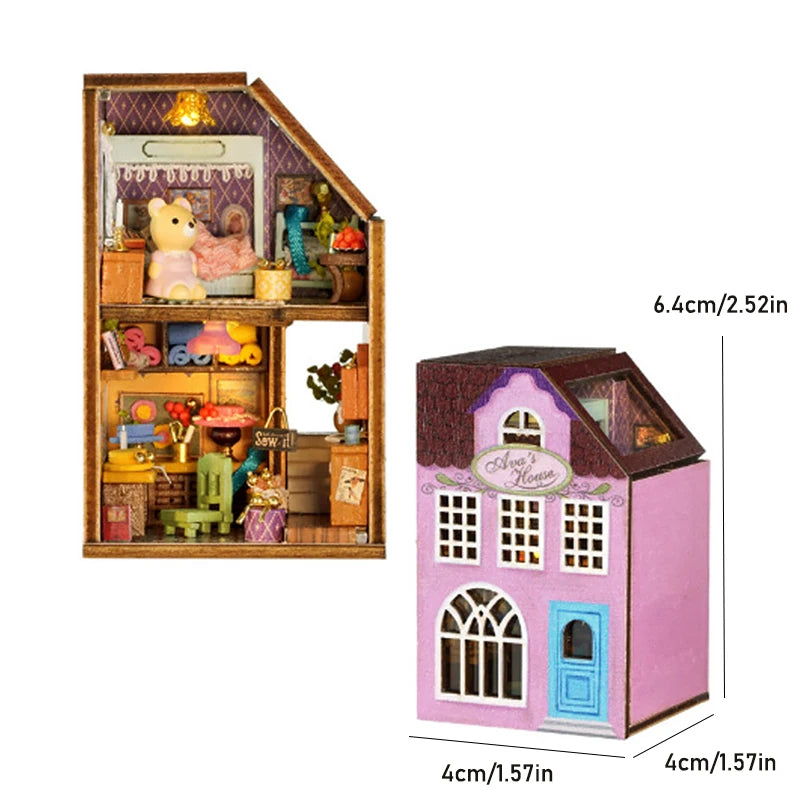 6 Cozy Miniature 3D Puzzle England Woodhouse Doll House