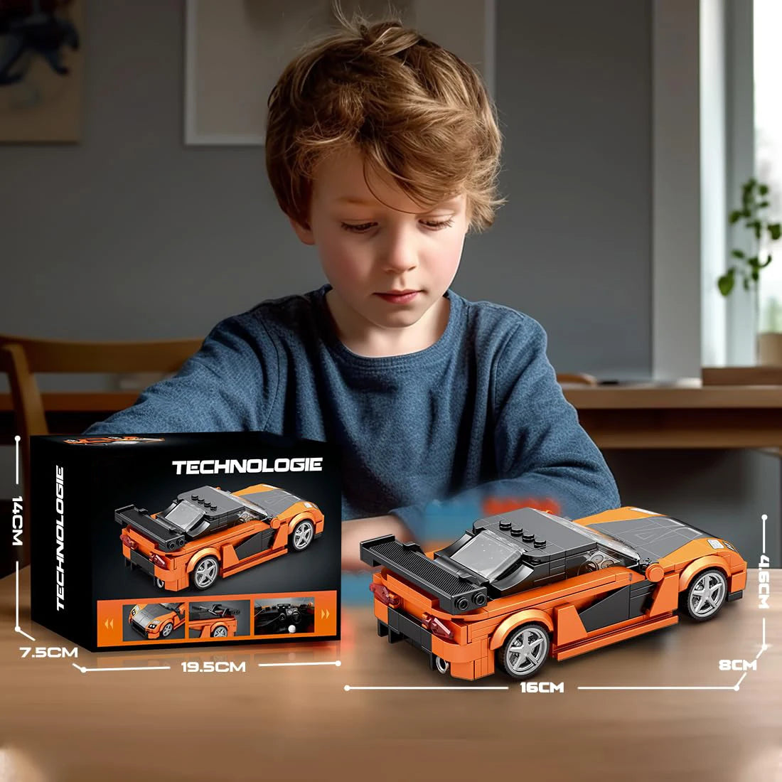 367PCS RX7 Sports Car for Self Assembly Bricks