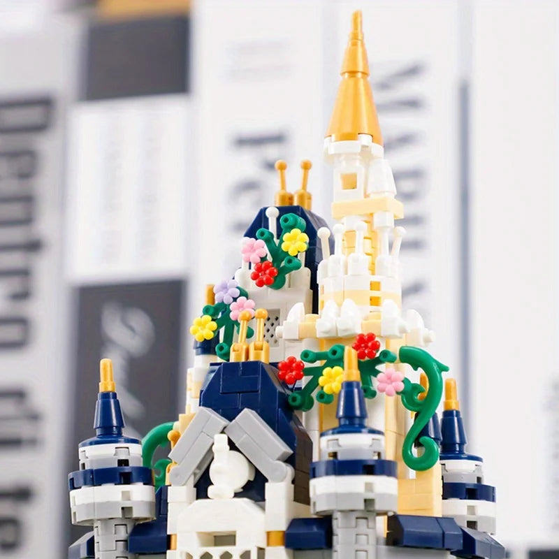 1165 PCS Mini bricks Princess Castle Building Blocks Model