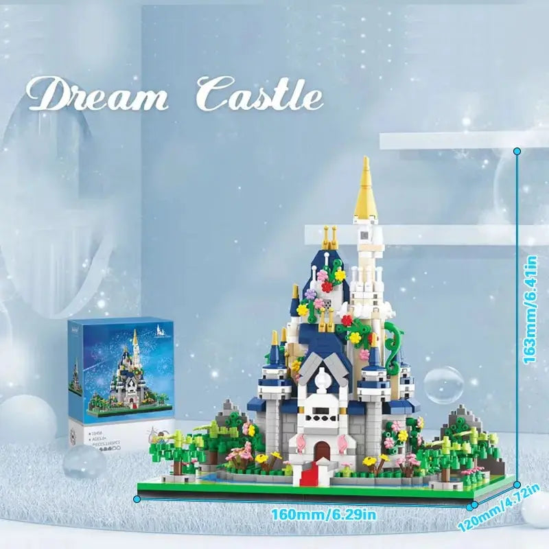 1165 PCS Mini bricks Princess Castle Building Blocks Model
