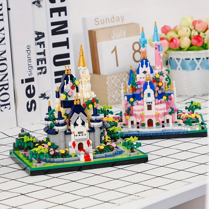1165 PCS Mini bricks Princess Castle Building Blocks Model