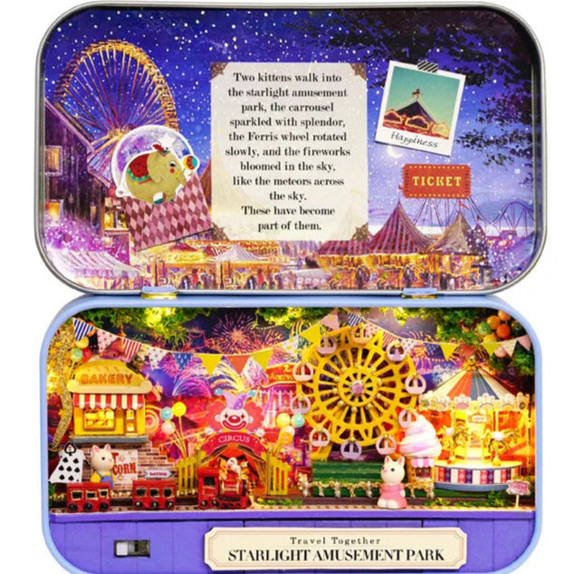 DIY Box Theater Doll Houses Miniature Home Nostalgic Theme