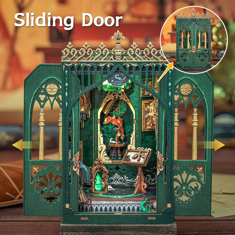 Wooden 3D Puzzle DIY Book Nook Kit Miniature Mystery Thriller