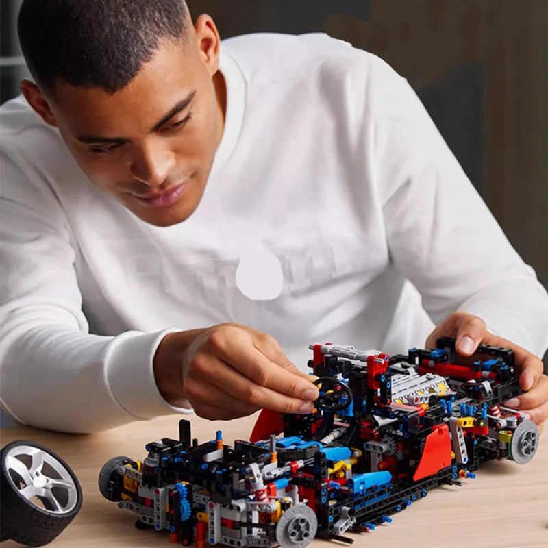 3778PCS Technical Daytona SP3 Supercar Model Building Blocks
