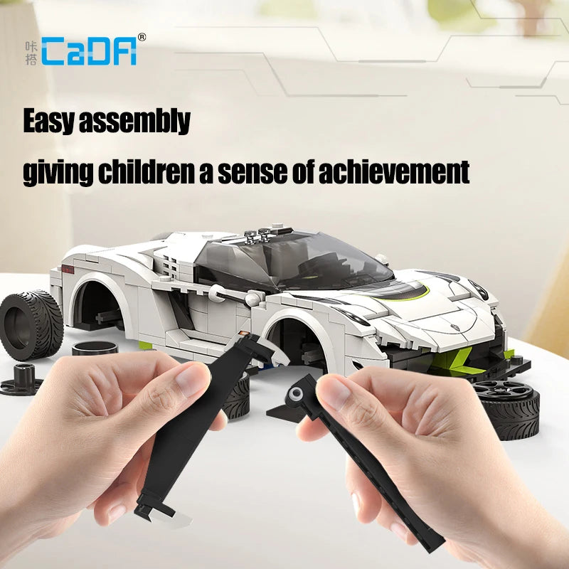 Racing Car Bricks with Toys support Scratch Programming