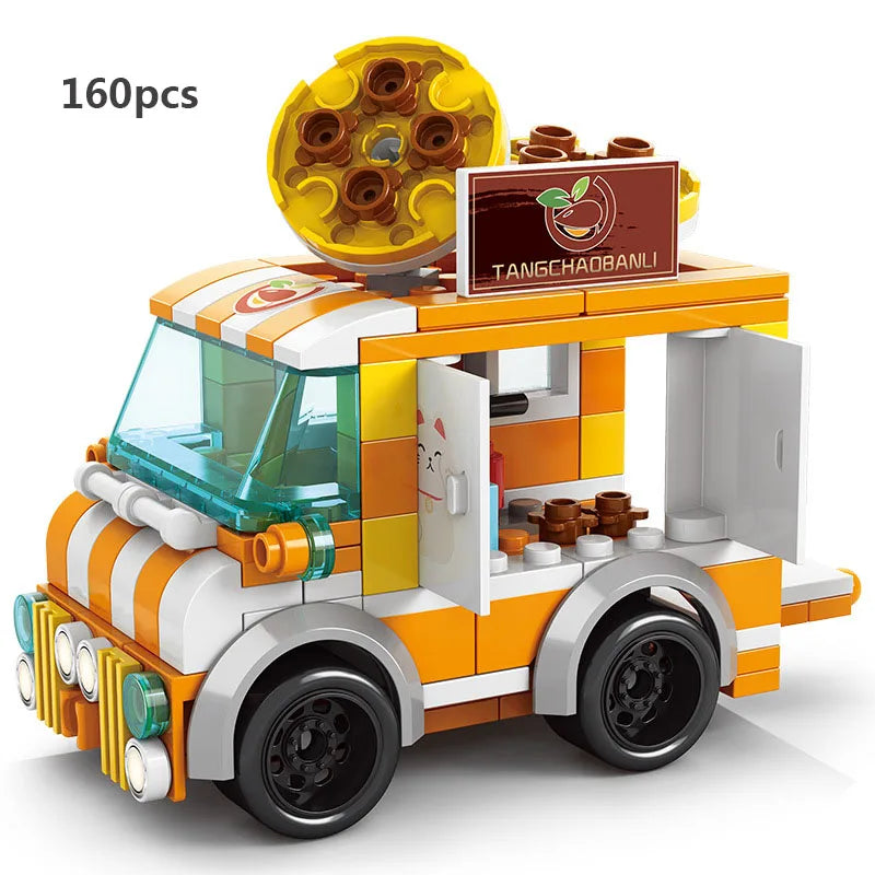 180PCS DIY Mini Food Cart Desk Decoration