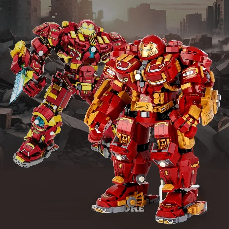 650PCS Ironman Hulkbuster Robot MOC Bricks