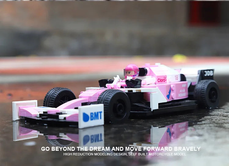 2025 Formula 1 Racing City Speed Champion F1 Building Blocks Vehicle