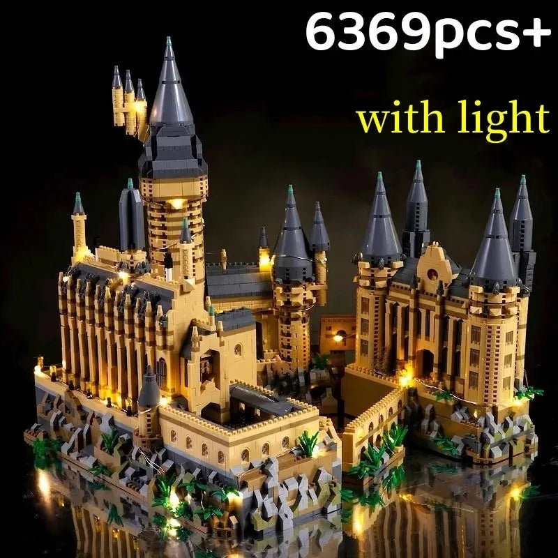6369PCS Micro-Bricks Harry Porter Medieval Magic Castle Series School