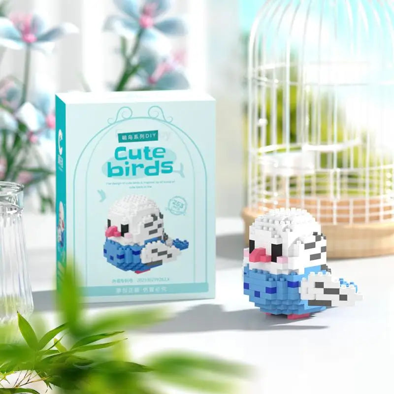 240PCS Kawaii Cute Bird Small Building Blocks Set