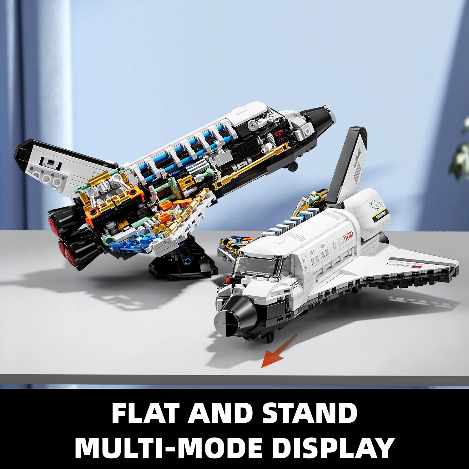 536pcs Space Shuttle Astronaut Model Building Blocks