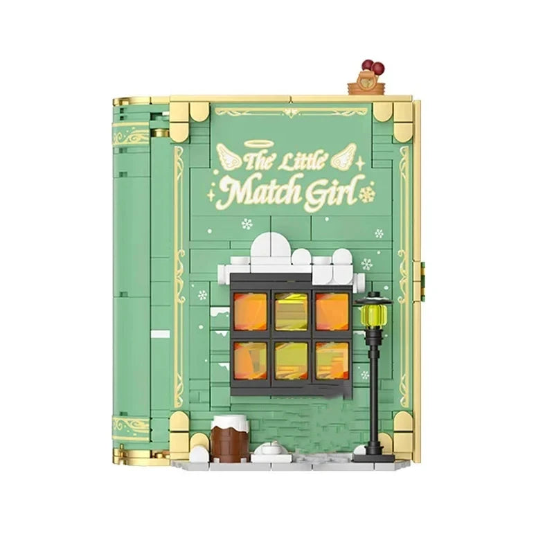 650PCS 3D Disney Fairy Tales Dream Princess Storybook Building