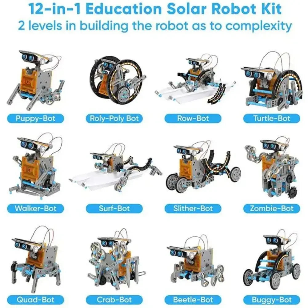 13 in 1 Solar Powered Robot Science Brick Set