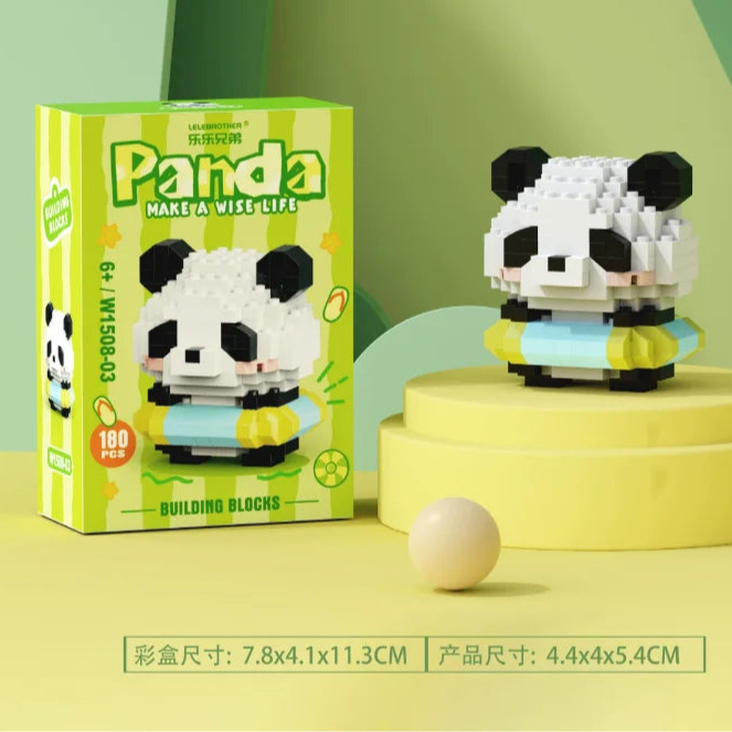 Panda Micro Building Block Assembly Bricks Home Decoration