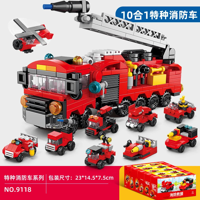 10 in 1 Creator MIni Bricks Trucks