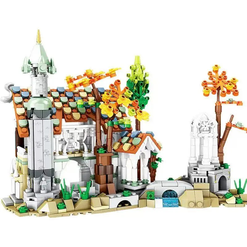 MOC Bricks Motorized Lighthouse and Light House for Birthday Children Gift