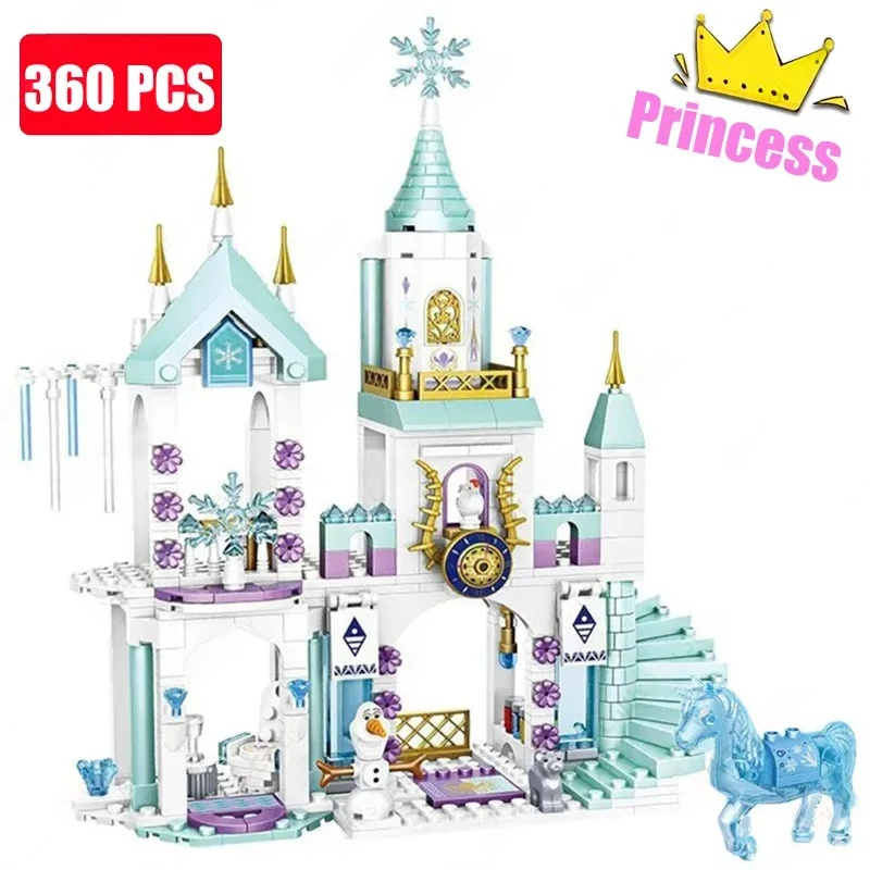 2025 Girls Friendship Tree House Villa Castle Building Blocks Classic Friends Girl's Model Figures Toys For Kids Birthday Gift