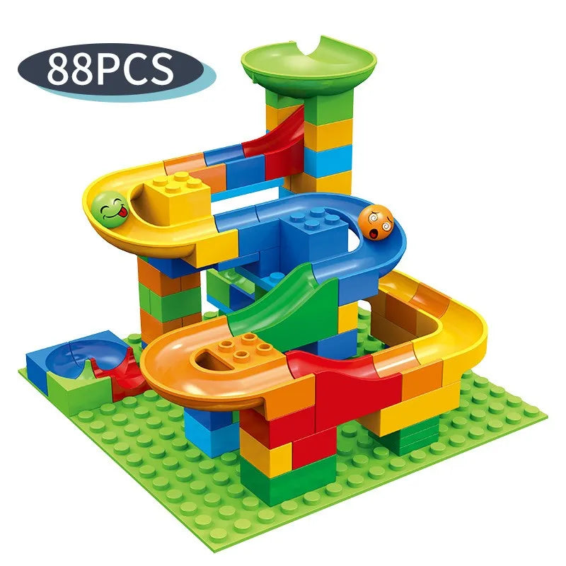 504PCS Marble Race and Maze Ball Track for Children 6+