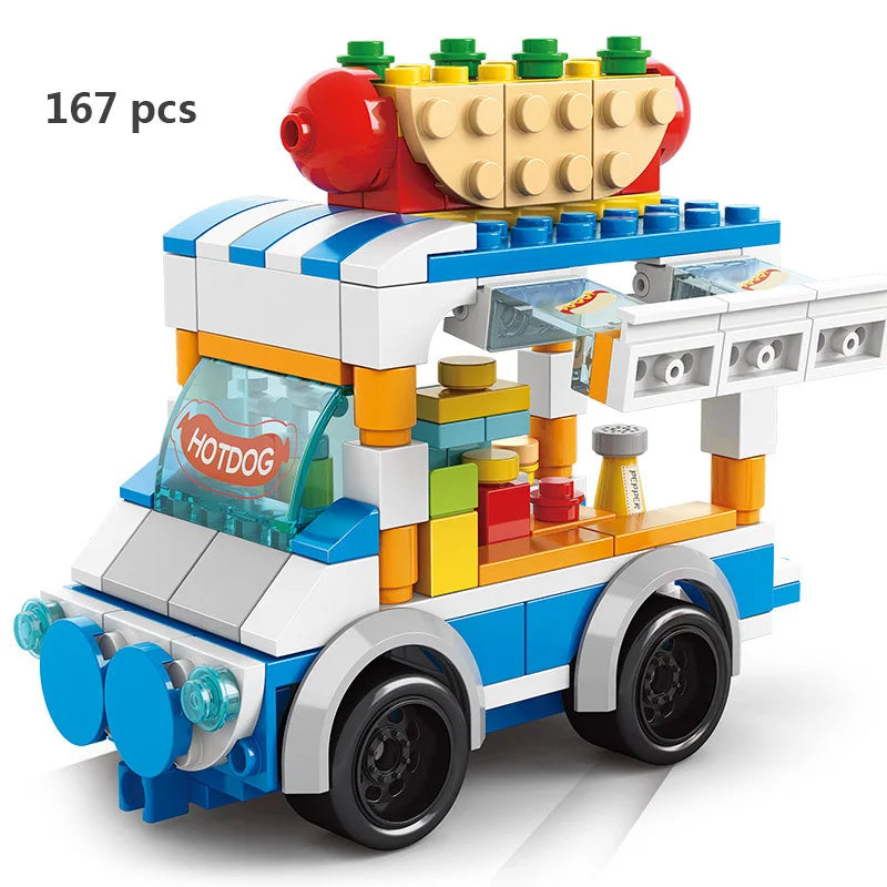 180PCS DIY Mini Food Cart Desk Decoration