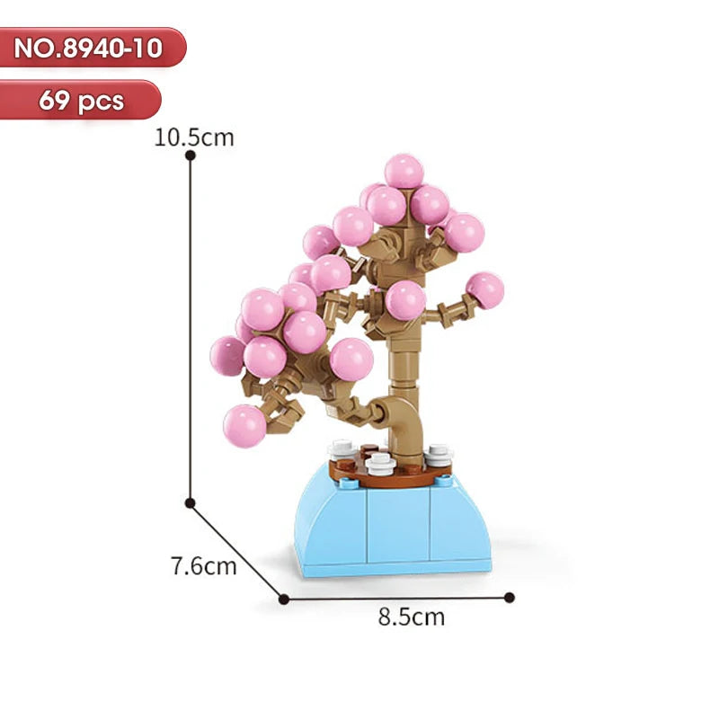 100PCS 10cm Mini Flowers Desert Succulent Collection Potted Plants