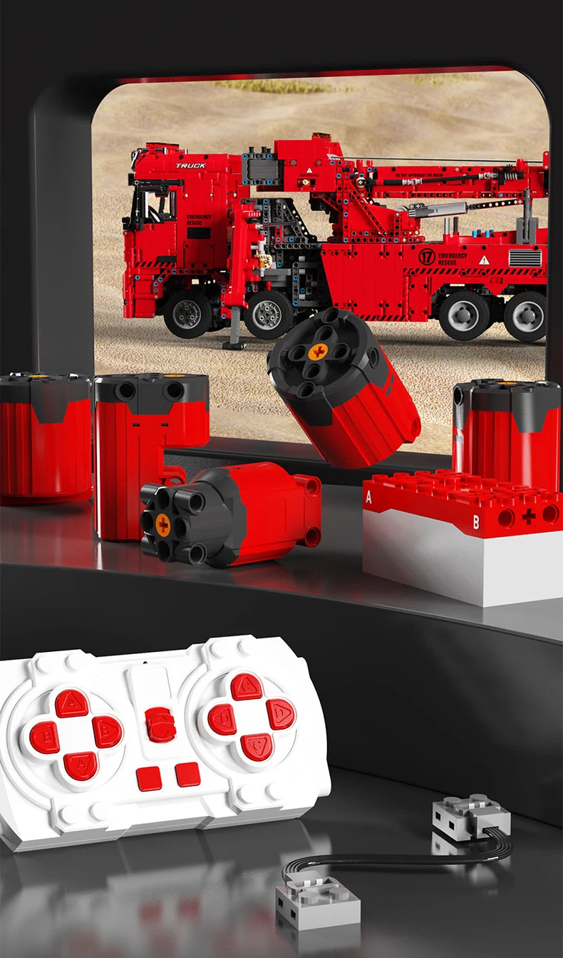 4916PCS Technical Rescue Truck with Control Crane