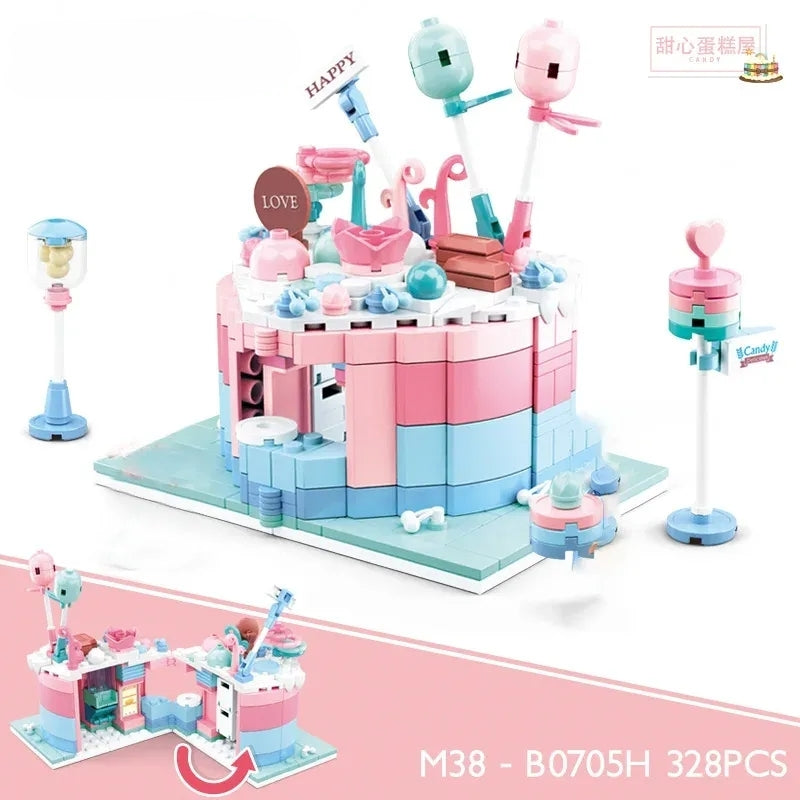 180PCS DIY Mini Fairy Tale Carriage