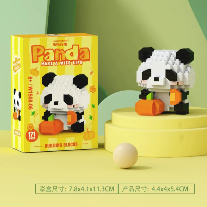 Panda Micro Building Block Assembly Bricks Home Decoration