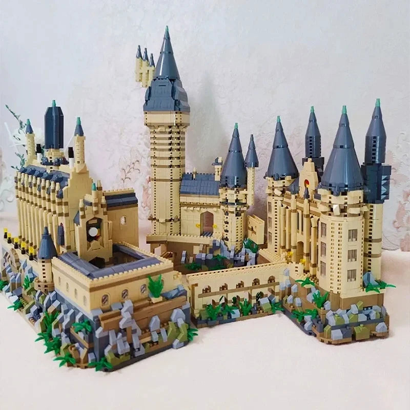 6369PCS Micro-Bricks Harry Porter Medieval Magic Castle Series School