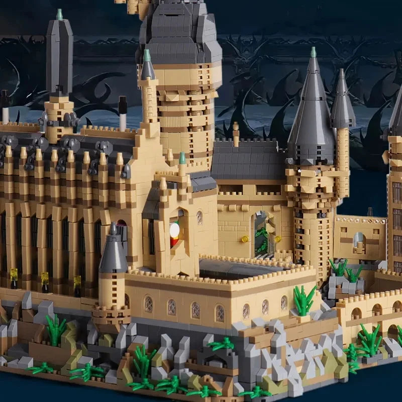 6369PCS Micro-Bricks Harry Porter Medieval Magic Castle Series School