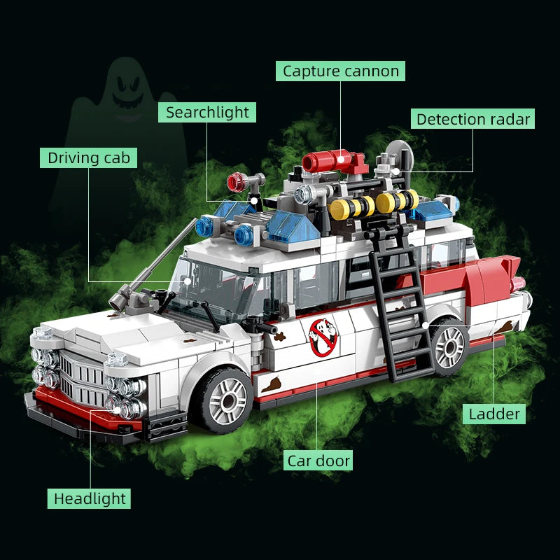 562PCS Ghostbuster Technical Car Model