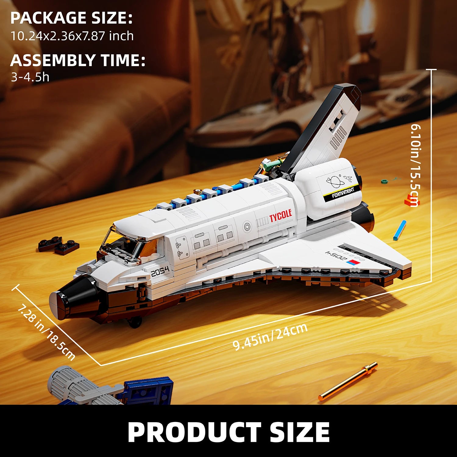 536pcs Space Shuttle Astronaut Model Building Blocks