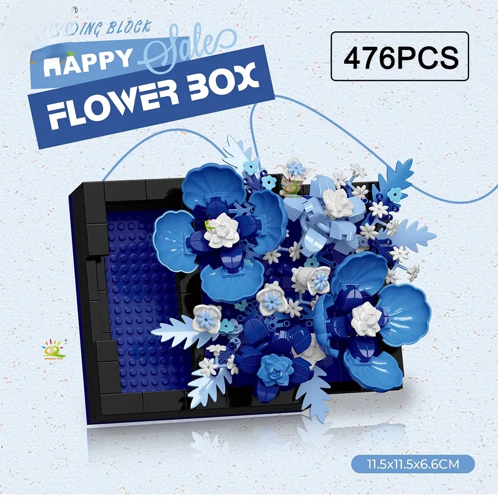 600 PCS Floral Bricks in Photo Frame