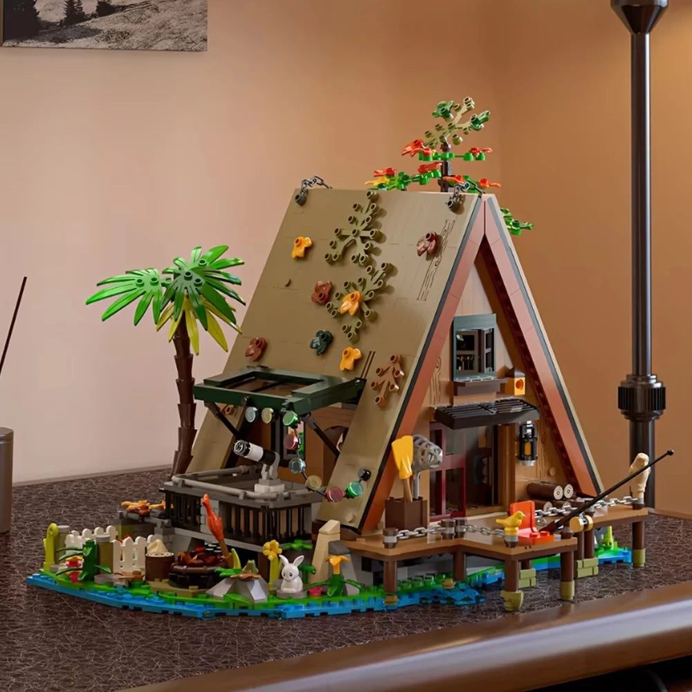 1486PCS Forest TreeHouse building blocks with LED light