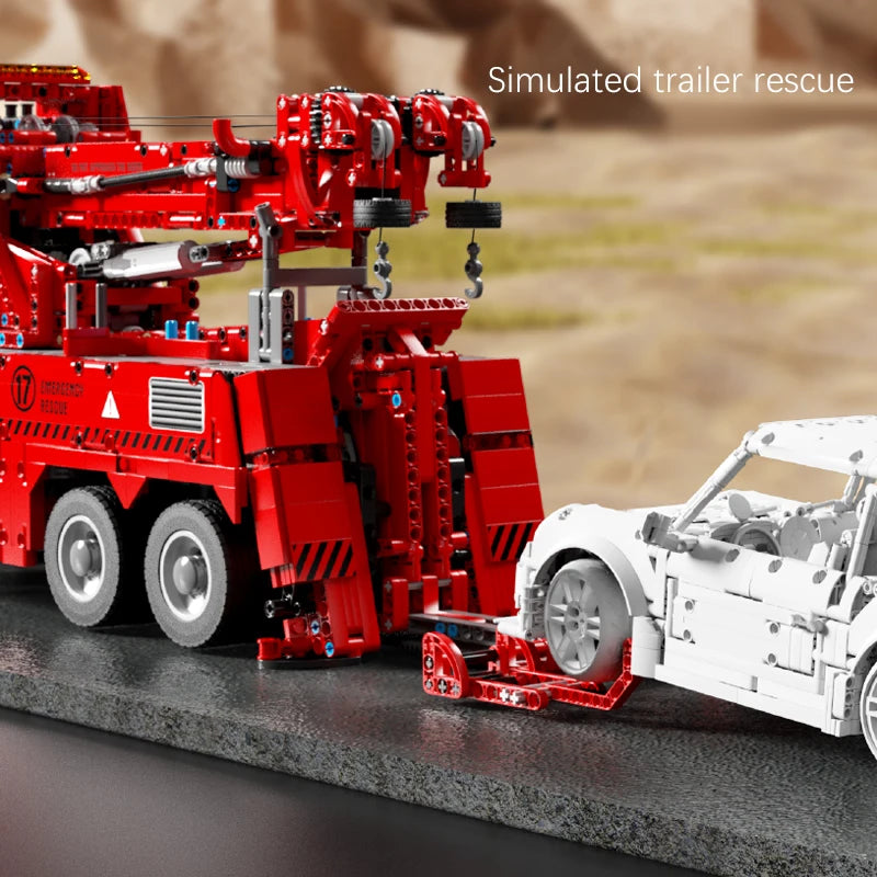 4916PCS Technical Rescue Truck with Control Crane