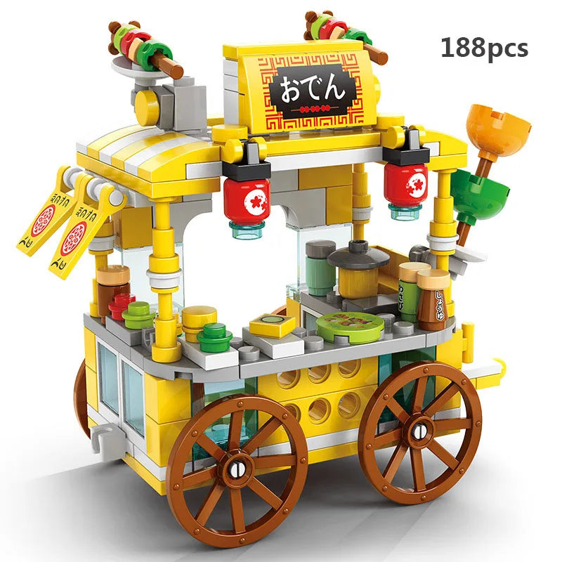 180PCS DIY Mini Food Cart Desk Decoration