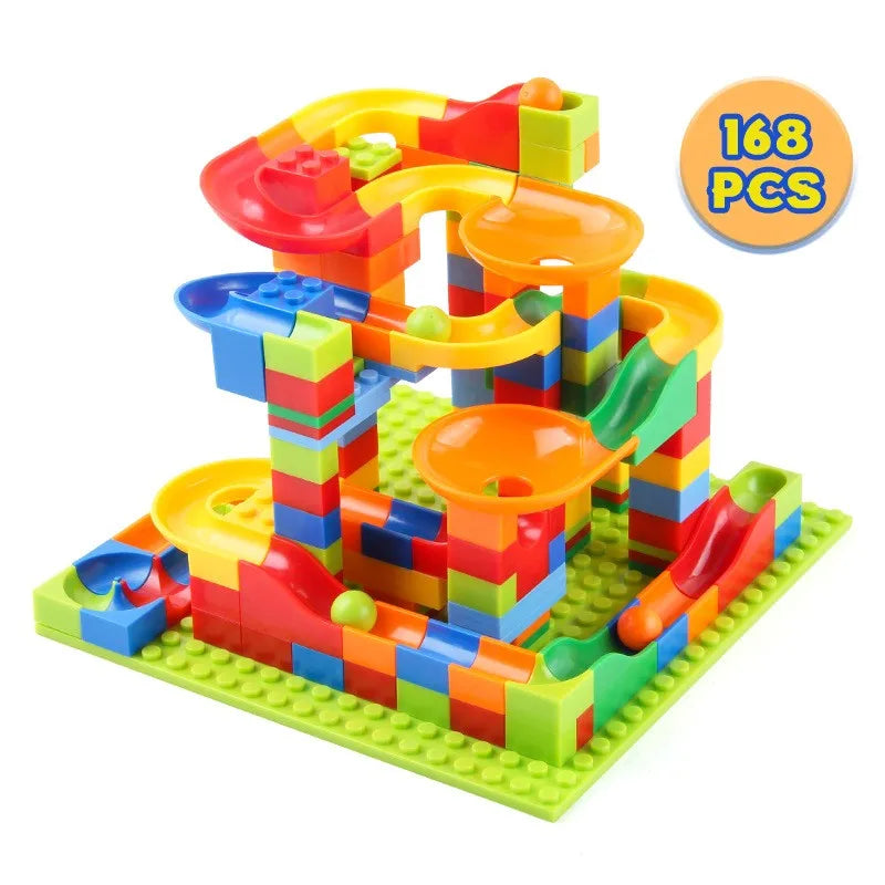 504PCS Marble Race and Maze Ball Track for Children 6+