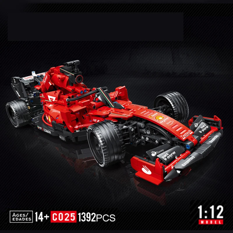 1392PCS 1:12 F1 Formula Racing Model Car (Compatible with Remote)